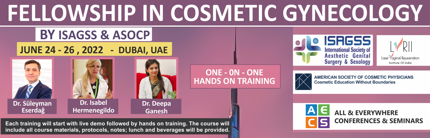 Web - Fellowship in Cosmetic Gynecology - June 24 - 26, 2022