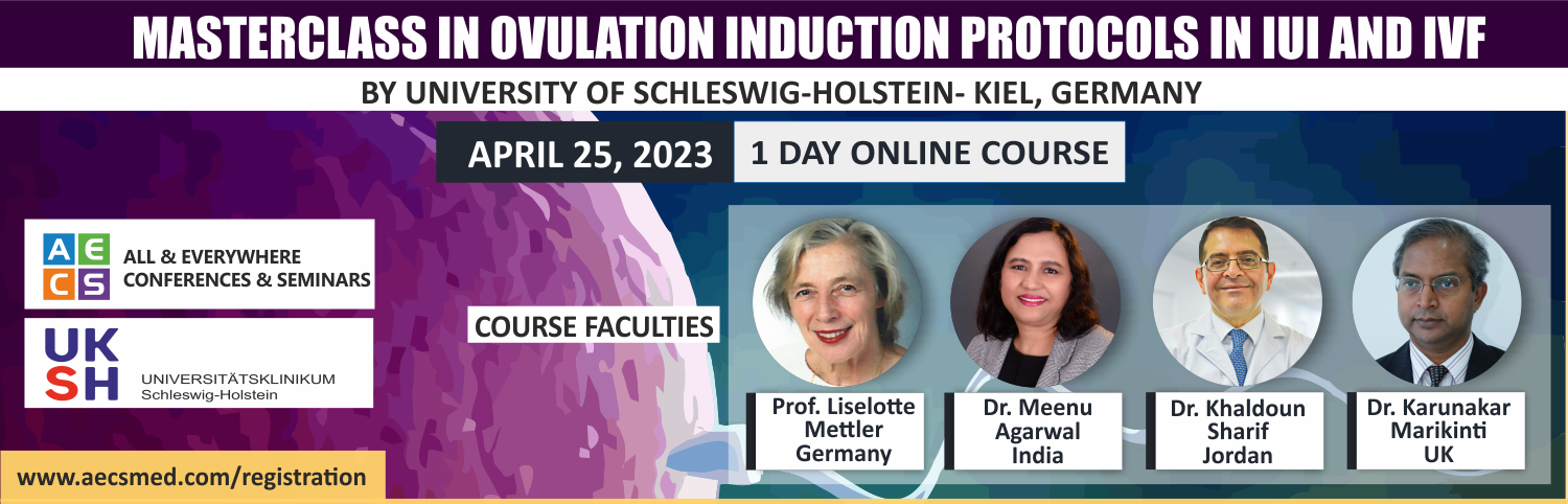 Web - Masterclass in Ovulation induction protocols in IUI and IVF - April 25, 2023