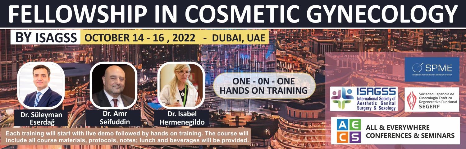 Web - Fellowship in Cosmetic Gynecology - October 14 - 16, 2022