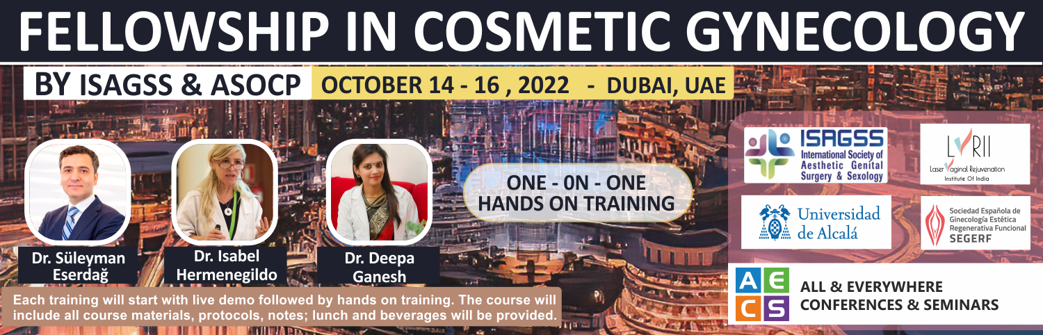 Web - Fellowship in Cosmetic Gynecology - October 14 - 16, 2022