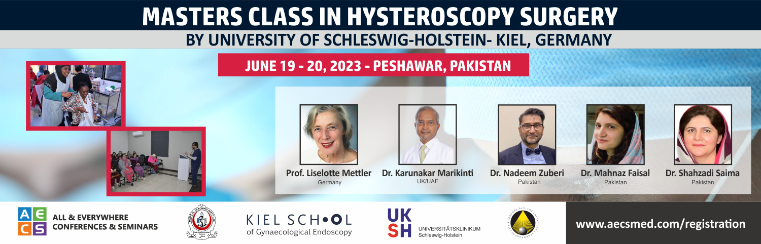 Web - Master Class in Hysteroscopy - June 19 - 20, 2023 - Peshawar, Pakistan