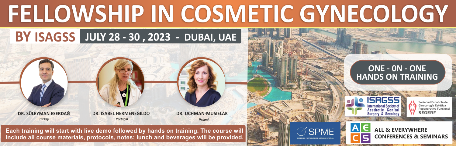 Web - Fellowship in Cosmetic Gynecology - July 28 - 30, 2023