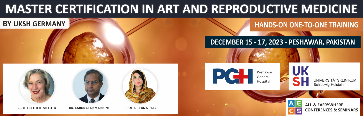 Web - Master Certification in Art & Reproductive Medicine - December 15 - 17, 2023 - Peshawar, Pakistan